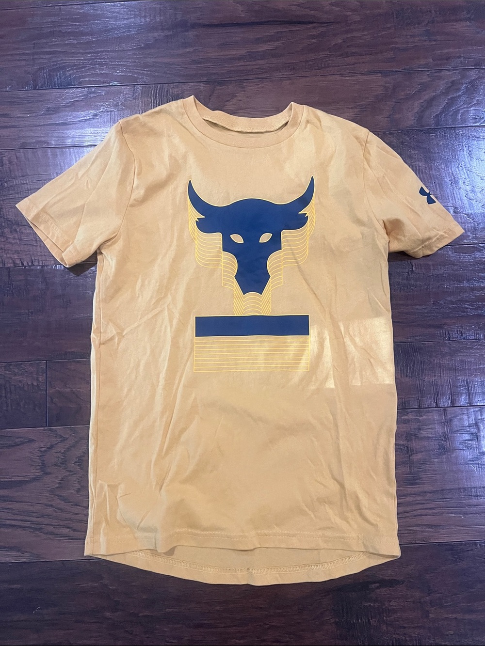Under Armour Short-Sleeve Tee with “The Rock” Brahama Bull logo